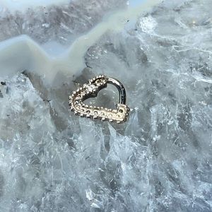 LeRoi Body Jewelry Kama 14k White Gold 16g